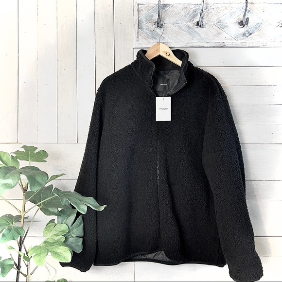Theory Classon Fall Fleece Full Zip Jacket - Picture 6 of 12